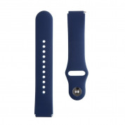 Tactical 805 Silicone Band 18mm - силиконова каишка за Samsung Galaxy Watch, Huawei Watch, Xiaomi, Garmin и други часовници с 18мм захват (син)
