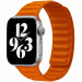 JC Design Silicone Link Band - магнитна силиконова каишка за Apple Watch 38мм, 40мм, 41мм (оранжев) 1