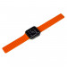 JC Design Silicone Link Band - магнитна силиконова каишка за Apple Watch 38мм, 40мм, 41мм (оранжев) 2