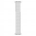 JC Design Silicone Link Band - магнитна силиконова каишка за Apple Watch 38мм, 40мм, 41мм (бял) 3