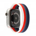 JC Design Silicone SoloLoop Band - силиконова каишка за Apple Watch 38мм, 40мм, 41мм (сив-червен) 3