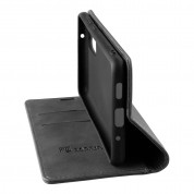 Tactical Xproof Flip Case - кожен калъф с поставка и отделение за кр. карти за iPhone SE (2020), iPhone 8, iPhone 7 (черен) 2
