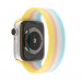 JC Design Silicone SoloLoop Band - силиконова каишка за Apple Watch 38мм, 40мм, 41мм (розов-жълт) 2