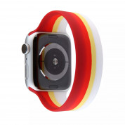 JC Design Silicone SoloLoop Band - силиконова каишка за Apple Watch 42мм, 44мм, 45мм, Ultra 49мм (светлочервен) 1