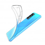 Ultra-Slim Case - тънък силиконов (TPU) калъф (0.3 mm) за Samsung Galaxy A02s (прозрачен) 4