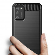 Carbon Flexible TPU Case for Samsung Galaxy A02s (matte black) 2