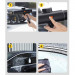 Baseus Portable Electric Car Wash Spray Nozzle Extended Set (TZCRDDSQ-01) - комплект преносима електрическа помпа за вода и аксесоари за почистване на автомобил (черен) 17
