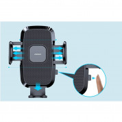 Joyroom Mechanical Car Phone Holder with Adjustable Arm - универсална разтягаща се поставка за кола за смартфони с ширина от 60 до 87 мм 1