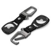 Spigen Rugged Armor AirTag Case - стилен силиконов ключодържател за Apple AirTag (черен) 5