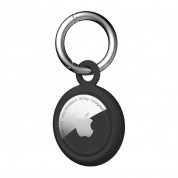 Urban Armor Gear AirTag Dot Keychain 4 Pack - комплект от 4 броя силиконови ключодържателя за Apple AirTag (бял-черен) 4