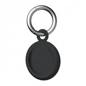 Urban Armor Gear AirTag Dot Keychain 4 Pack - комплект от 4 броя силиконови ключодържателя за Apple AirTag (бял-черен) 2
