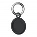 Urban Armor Gear AirTag Dot Keychain 4 Pack - комплект от 4 броя силиконови ключодържателя за Apple AirTag (бял-черен) 3