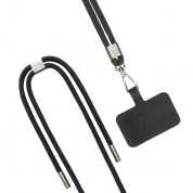 4smarts Universal Necklace Phone Pad - универсална връзка за носене през врата за смартфони (черен)