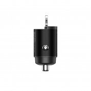 SwitchEasy PowerBuddy 30W Car Charger - зарядно за кола с USB-C и USB изходи и с технологии за бързо зареждане на мобилни устройства (черен) 1