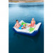 Bestway Chill Splash Lounge Hydro Force - двойно надуваемо легло за басейн или плаж (син-бял) 2