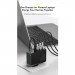 Baseus GaN 2 Pro Charger 100W (CCGAN2P-L01) - захранване за ел. мрежа за лаптопи, смартфони и таблети с 2xUSB-A и 2xUSB-C изходи с технология за бързо зареждане и USB-C кабел (черен) 11