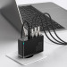 Baseus GaN 2 Pro Charger 100W (CCGAN2P-L01) - захранване за ел. мрежа за лаптопи, смартфони и таблети с 2xUSB-A и 2xUSB-C изходи с технология за бързо зареждане и USB-C кабел (черен) 4