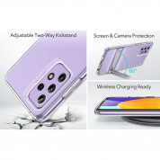 ESR Air Shield Boost Case - удароустойчив хибриден кейс с вградена поставка за Samsung Galaxy A52 (прозрачен) 3