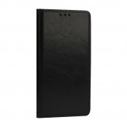 Wallet Flip Case - кожен калъф, тип портфейл и поставка за Xiaomi Mi 11 (черен)