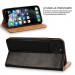 Wallet Flip Case - кожен калъф, тип портфейл и поставка за Xiaomi Mi 11 (черен) 5