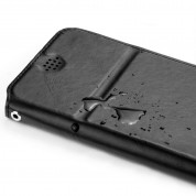 Dux Ducis Universal Case Size A - универсален кожен калъф, тип портфейл за смартфони от 4.7 до 5.0 инча (черен) 3