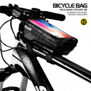 Wildman E2 Waterproof Bicycle Bag 1L - универсален калъф за кормилото на колело (черен) 1