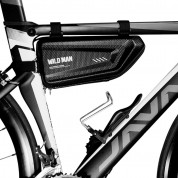 Wildman E4 Waterproof Bicycle Bag 1.5L - универсален калъф за рамката на колело (черен) 3