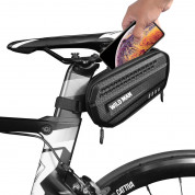 Wildman ES7 Waterproof Bicycle Bag 1.2L - универсален калъф за седалката на колело (черен) 6
