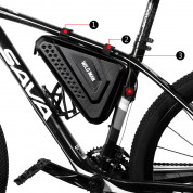 Wildman ES19 Waterproof Bicycle Bag 3L - универсален калъф за седалката на колело (черен) 6
