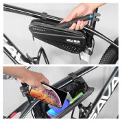 Wildman ES4 Waterproof Bicycle Bag 1.2L - универсален калъф за рамката на колело (черен) 4