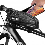 Wildman EX Waterproof Bicycle Bag 1L - универсален калъф за рамката на колело (черен) 4