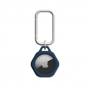 Urban Armor Gear AirTag Scout Keychain - удароустойчив силиконов ключодържател за Apple AirTag (син) 1