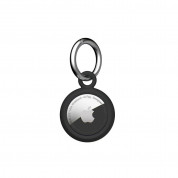 Urban Armor Gear AirTag Dot Keychain - силиконов ключодържател за Apple AirTag (черен)