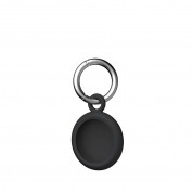 Urban Armor Gear AirTag Dot Keychain - силиконов ключодържател за Apple AirTag (черен) 6