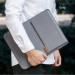 Nillkin Versatile Laptop Sleeve 16 3in1 - калъф с цип и вградена поставка за MacBook Pro 16, Mаcbook Pro 15 и лаптопи до 16 инча (сив) 3