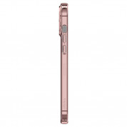 Spigen Crystal Flex Case - тънък качествен силиконов (TPU) калъф за iPhone 12, iPhone 12 Pro (розов)  5