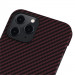 Pitaka MagEZ Aramid Fiber Case - кевларен кейс за iPhone 12 Pro Max (черен-червен)  3