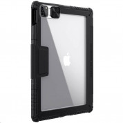 Nillkin Bumper PRO Protective Stand Case - удароустойчив хибриден кейс за iPad Pro 12.9 M1 (2021), iPad Pro 12.9 (2020) (черен) 2