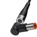 Baseus Magnetic Zinc Cable (CATXC-Y01) - USB-C кабел с магнитен адаптер за Lenovo лаптопи (7.9x5.5мм) (200 см) (черен) 4