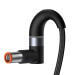 Baseus Magnetic Zinc Cable (CATXC-Y01) - USB-C кабел с магнитен адаптер за Lenovo лаптопи (7.9x5.5мм) (200 см) (черен) 5