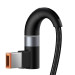 Baseus Magnetic Zinc Cable (CATXC-U01) - USB-C кабел с магнитен адаптер за Lenovo лаптопи (11x7.0мм) (200 см) (черен) 5