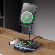 Baseus Swan 2-in-1 Magnetic Wireless Qi Charging Stand 20W (WXSW-C01) (black) 10