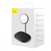Baseus Swan 2-in-1 Magnetic Wireless Qi Charging Stand 20W (WXSW-C01) (black) 14