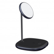 Baseus Swan 2-in-1 Magnetic Wireless Qi Charging Stand 20W (WXSW-C01) (black) 5