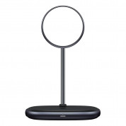 Baseus Swan 2-in-1 Magnetic Wireless Qi Charging Stand 20W (WXSW-C01) (black) 2