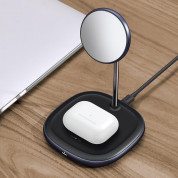 Baseus Swan 2-in-1 Magnetic Wireless Qi Charging Stand 20W (WXSW-C01) (black) 9