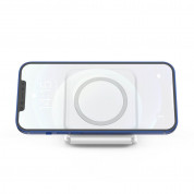 Sdesign 3-in-1 MagSafe Wireless Charger - тройна поставка (пад) за безжично зареждане на iPhone с Magsafe, Apple Watch и Qi съвместими устройства (бял) 1