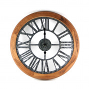 Platinet Birmingham Wall Clock - дизайнерски стенен часовник (кафяв)