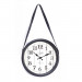 Platinet Strip Wall Clock With Pu Leather Belt - стенен часовник с колан от изкуствена кожа (черен) 1