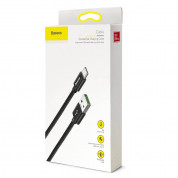 Baseus Durable Nylon USB-A to USB-C Cable PD 2.0 100W (CATKC-A01) (100 cm) (black) 16